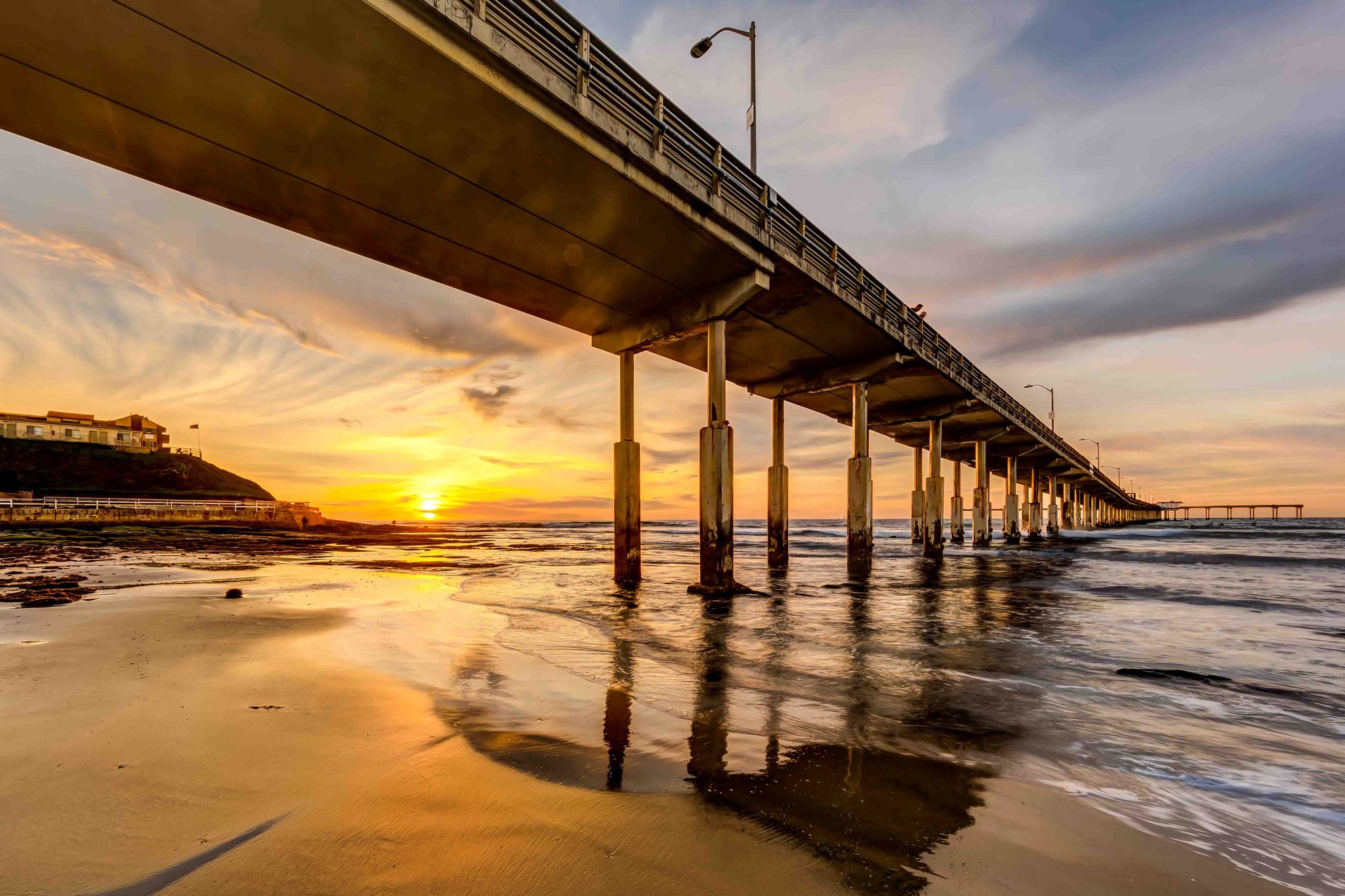 San Diego coastline at blue hour — the kind of scene Arnel Garcia has spent nearly twenty years learning to photograph